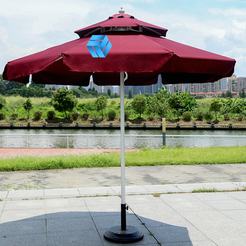 Customized Logo Welcome Patio Outdoor Furniture Advertising Umbrella Outdoor Market Umbrella