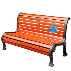 1.2m 1.5m 1.8m Wood Plastic Composite Cast Iron Park Benches Park Chair Size