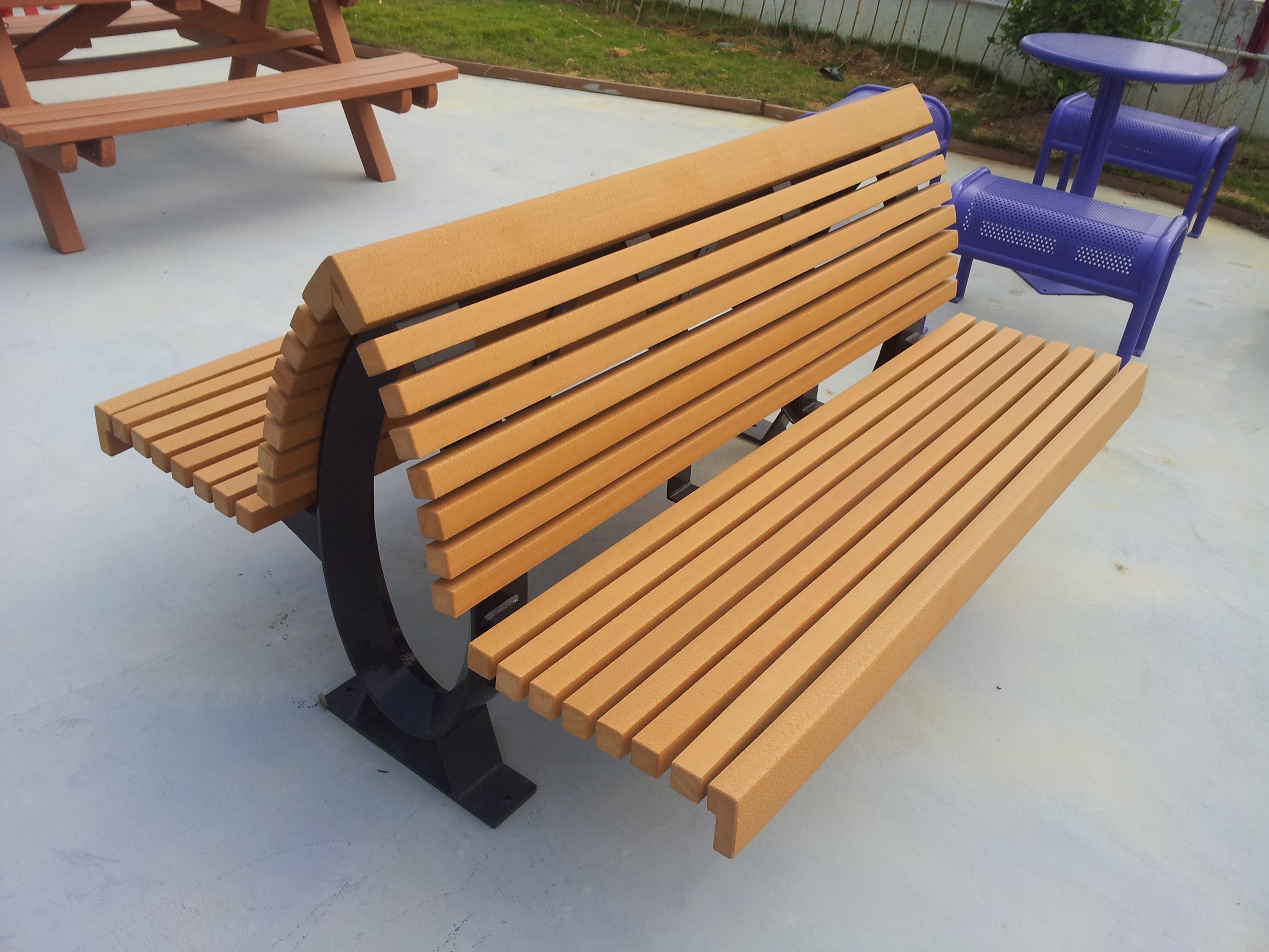 Cheap Public Bench Cast Iron Garden Bench Outdoor Park Bench Wooden For Sales