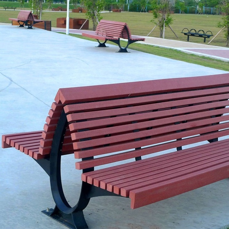 Cheap Public Bench Cast Iron Garden Bench Outdoor Park Bench Wooden For Sales