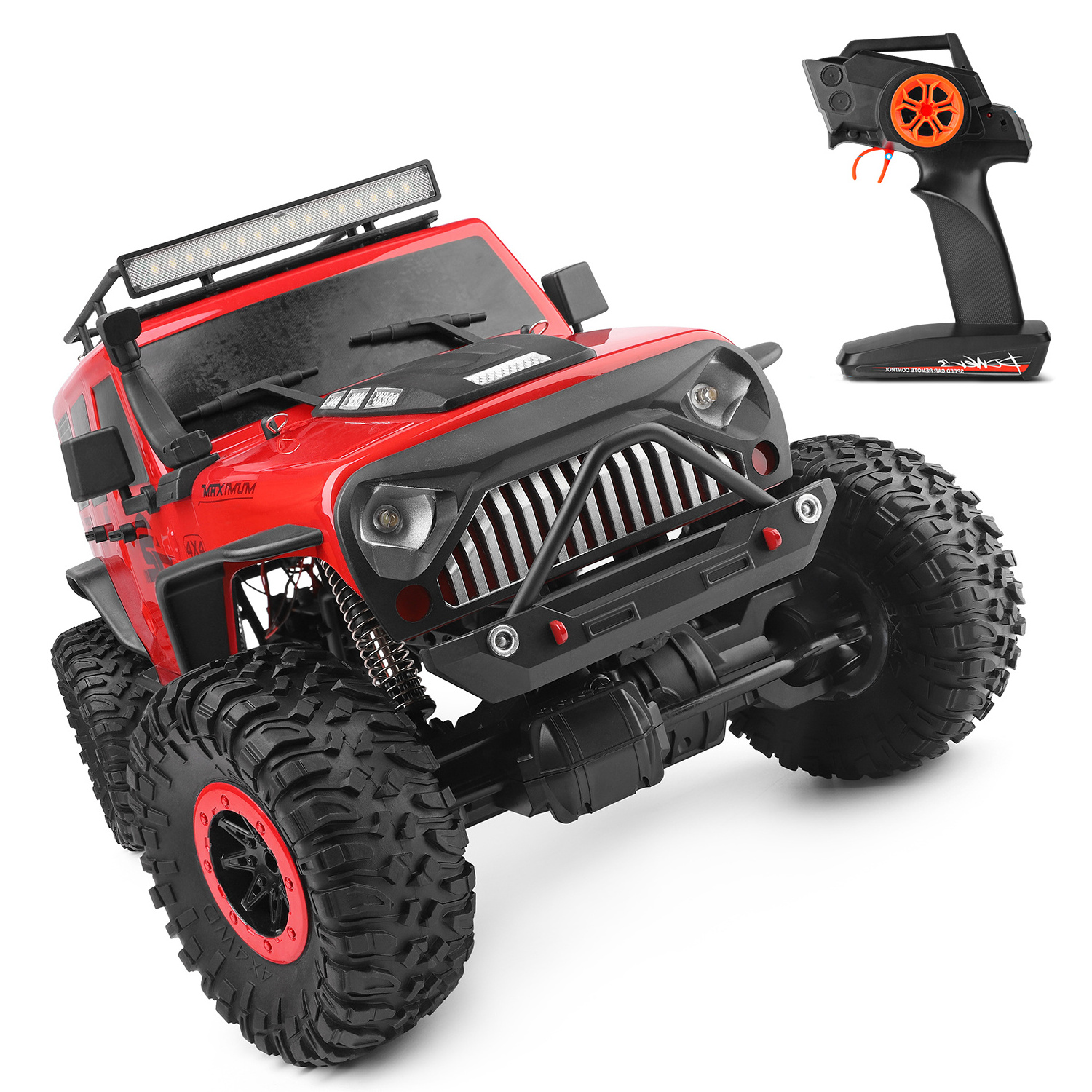 WLTOYS 104311 RC CAR 1/10 Scale 2.4GHz 4WD RC Crawler Highlysimulated Model of JEEP Wrangler RTR With LED Light For Kids Gift