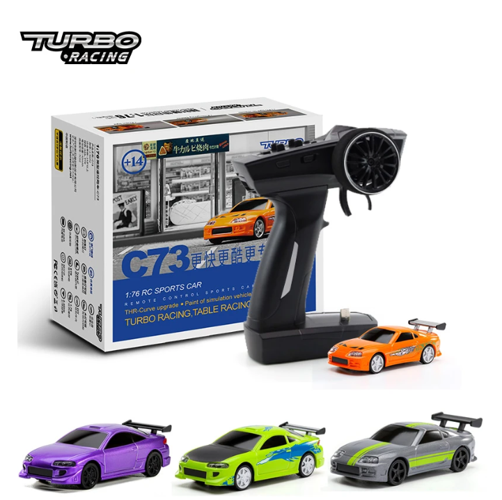 2023 Hot Selling Racing 1:76 C64 C73 C72 C74 Drift RC Car With Gyro Radio Full Proportional Remote Control Cars Toys RTR Kit