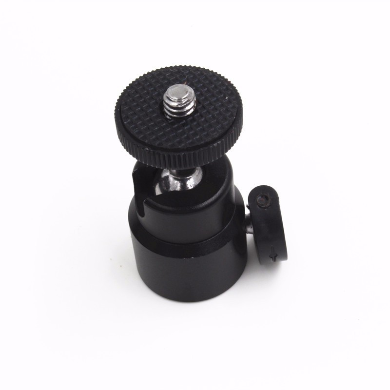 Mini Ball Head tripod 360 Degree Swivel Camera Tripod LED Light Flash Bracket Holder Mount 1/4 Adapter Cradle