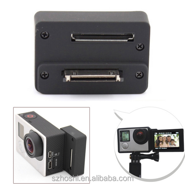 External LCD display screen connector Adapter Lcd Monitor Selfie Converter Box for Hero4/3+/3