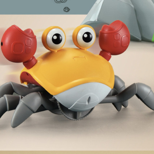 HOSHI UKQC-01 Induction Escape Crab Rechargeable Electric Pet Musical Toys Children'S Interactive Learn To Climb Toys