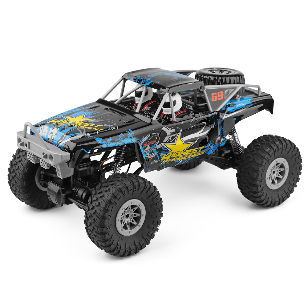 WLTOYS 104310 RC Car 2.4G 4WD Dual Motor RC Buggy Truck Off-Road Remote Control Car High Chassis Climbing Model Truck Vehicle