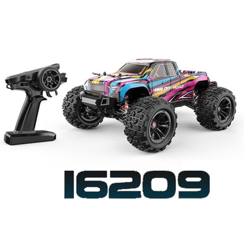 Hot MJX Hyper Go 16209 Car Monster Truck 2.4G 1/16 Brushless RC Car Remote Control Vehicle 68KMH High-Speed Off-Road Truggy Car