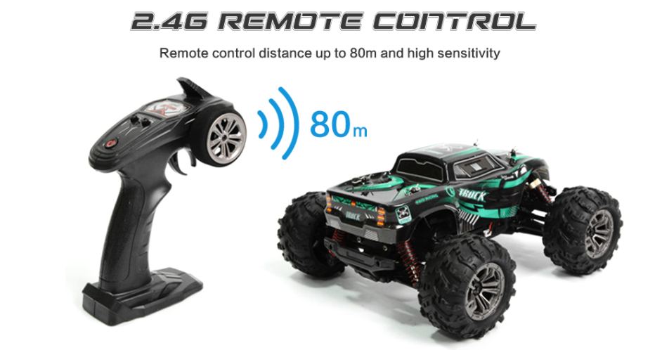 Hot HOSHI 9145 Monster Truck 2.4G 4WD 1/20 Racing Car High-Performance Anti-Skid Tire 28km/h High-Speed RC Car Car Toys GIft