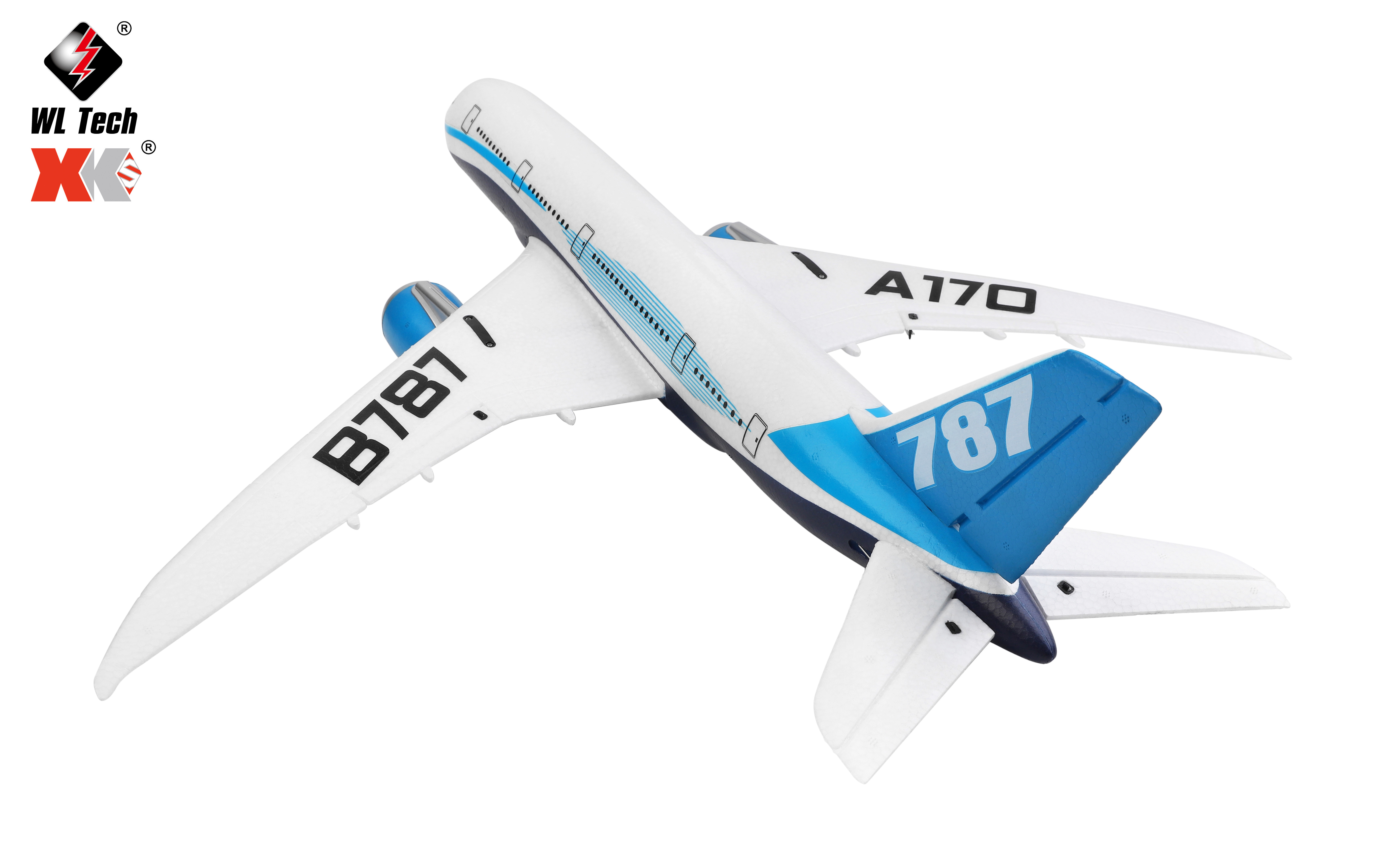 WLTOYS XK A170 RC Airplane 660mm Wingspan 2.4G 4CH Remote Control Airplane 3D/6G Brushless Motor EPO Material Drone Toys