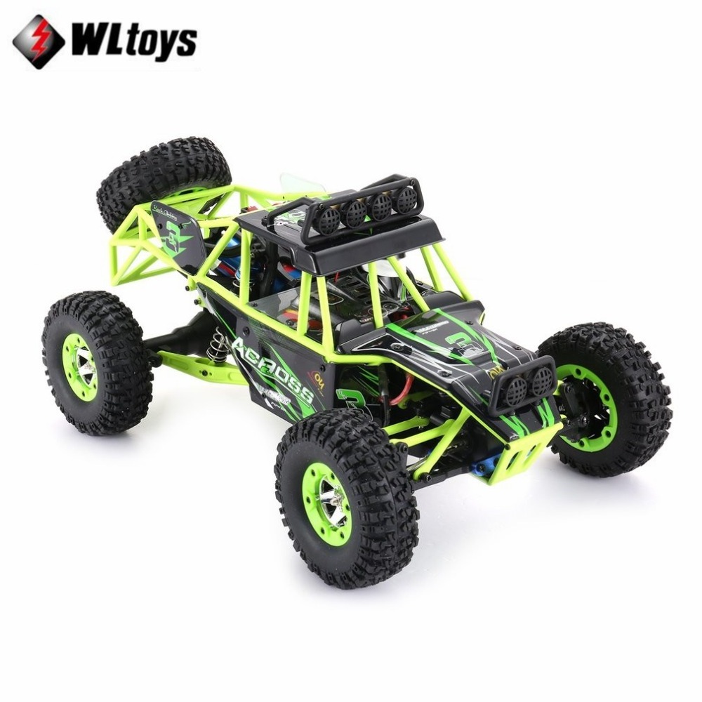 Wltoy 12428 1/12 Scale 4WD High Speed RC Car 2.4G Climbing 50KM/H Electric Brushed RC Off Road Truck For Kids Christmas Gifts