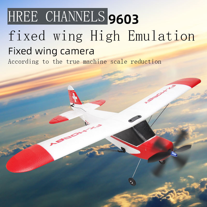 Factory FX-9603 FX9603 RC Plane 2.4GHz Remote Control Stunt RC Glider Foam Aircraft Brushless Motor Plane Toys