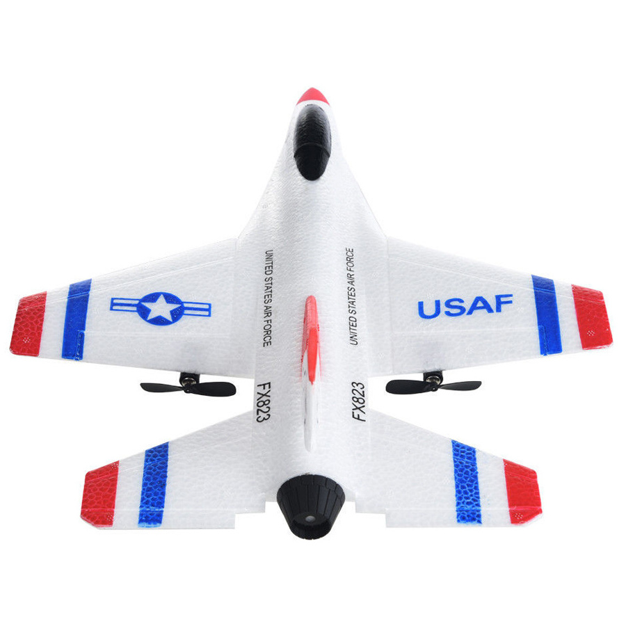 HOSHI FX-823 2.4G 2CH RC Airplane Glider Remote Control Plane Outdoor Flying Aircraft Children toys Christmas gift