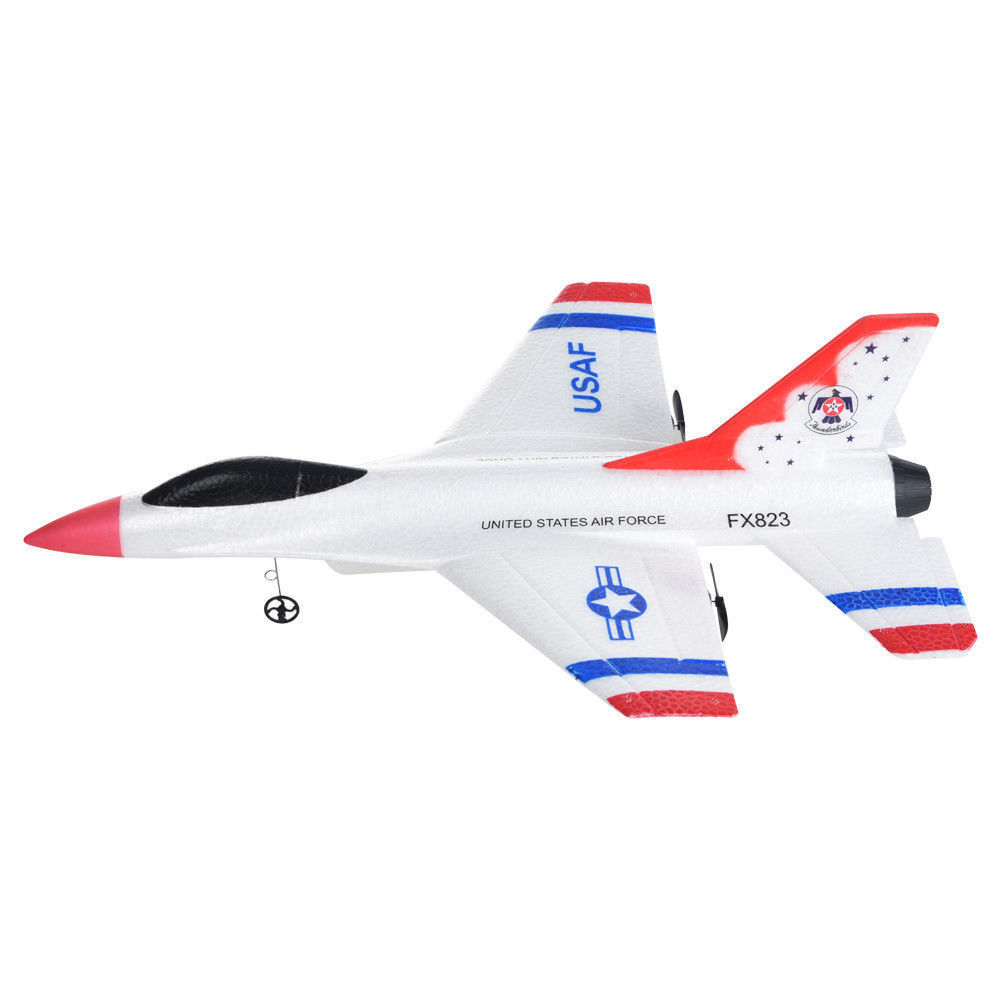 HOSHI FX-823 2.4G 2CH RC Airplane Glider Remote Control Plane Outdoor Flying Aircraft Children toys Christmas gift