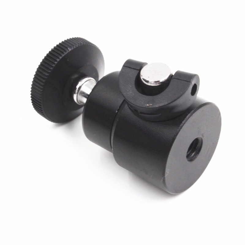 Mini Ball Head tripod 360 Degree Swivel Camera Tripod LED Light Flash Bracket Holder Mount 1/4 Adapter Cradle