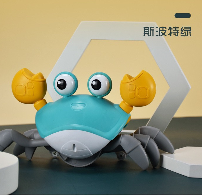 HOSHI UKQC-01 Induction Escape Crab Rechargeable Electric Pet Musical Toys Children'S Interactive Learn To Climb Toys