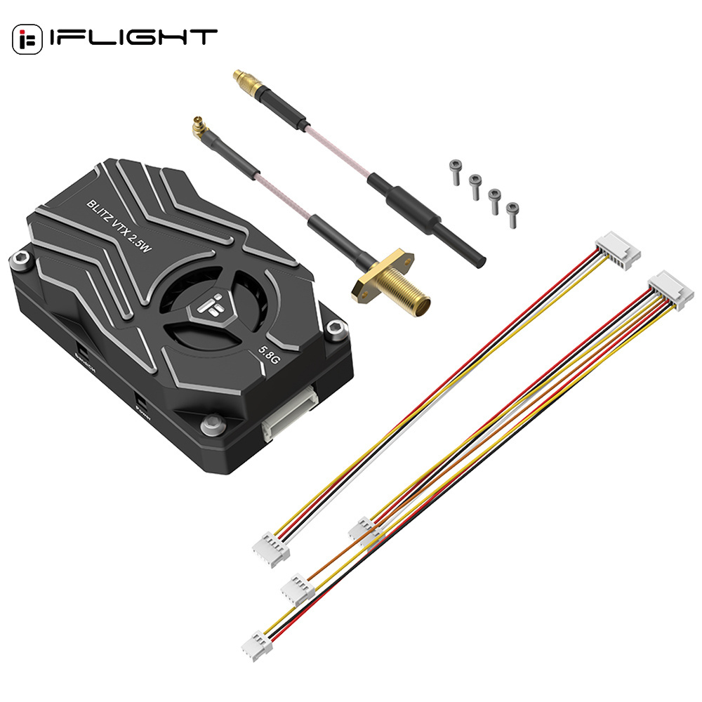 IFlight BLITZ Whoop 5.8Ghz  2.5W VTX 40CH  Built-in Microphone MMCX Interface IRC Tramp FPV Drone VS RUSHFPV TANK SOLO 2.5W