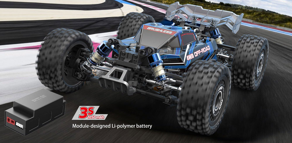 HOT SALE MJX 16207 RC Car Hyper Go 1/16 Brushless RC 4WD 65KMH High-Speed Off-Road Buggy Radio Control Toys