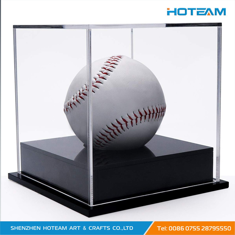 Acrylic Baseball Holder Display Case/Plexi Cube Basketball Holder/Clear Acrylic Football Display Box