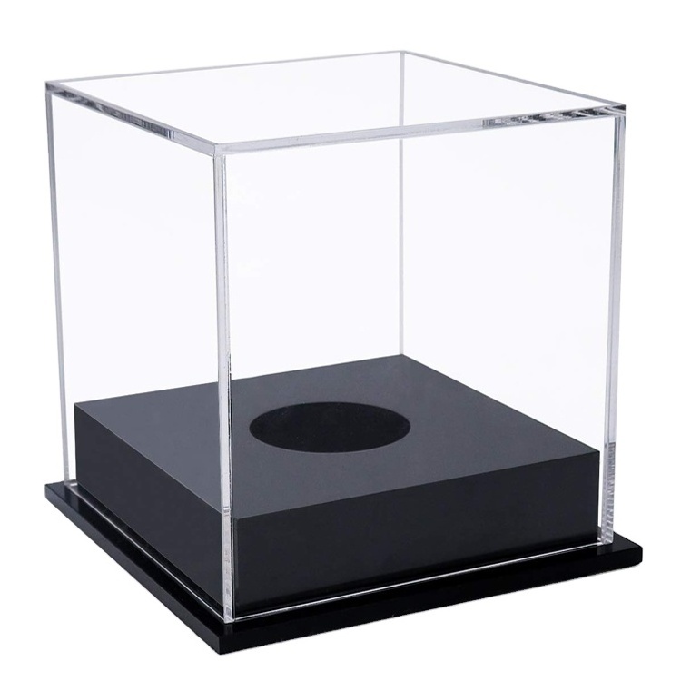 Acrylic Baseball Holder Display Case/Plexi Cube Basketball Holder/Clear Acrylic Football Display Box