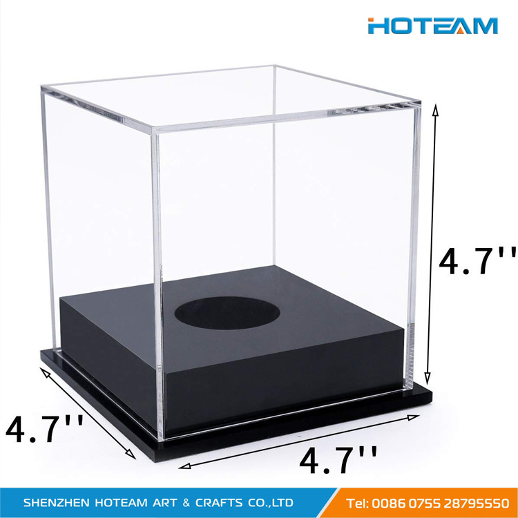 Acrylic Baseball Holder Display Case/Plexi Cube Basketball Holder/Clear Acrylic Football Display Box