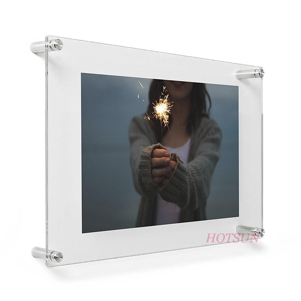 Large Size A0 Picture Frame Wall Mounted Screw Clear Acrylic Poster Frames