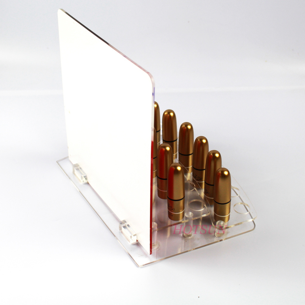 Detachable Lipstick Display Stand Acrylic Cosmetic Display Shelf