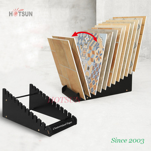 Black Color Foamed Board Display Stands for Tiles Ceramics Tiles Display Racks