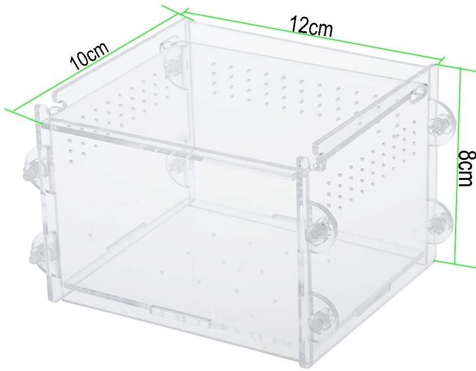 wholesale high clear acrylic spider cage/ snake container/ pets box