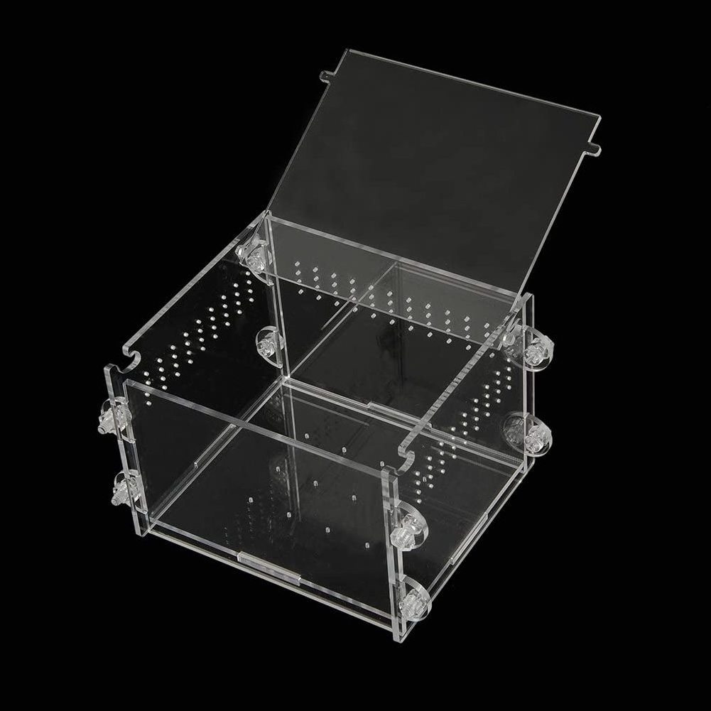 wholesale high clear acrylic spider cage/ snake container/ pets box