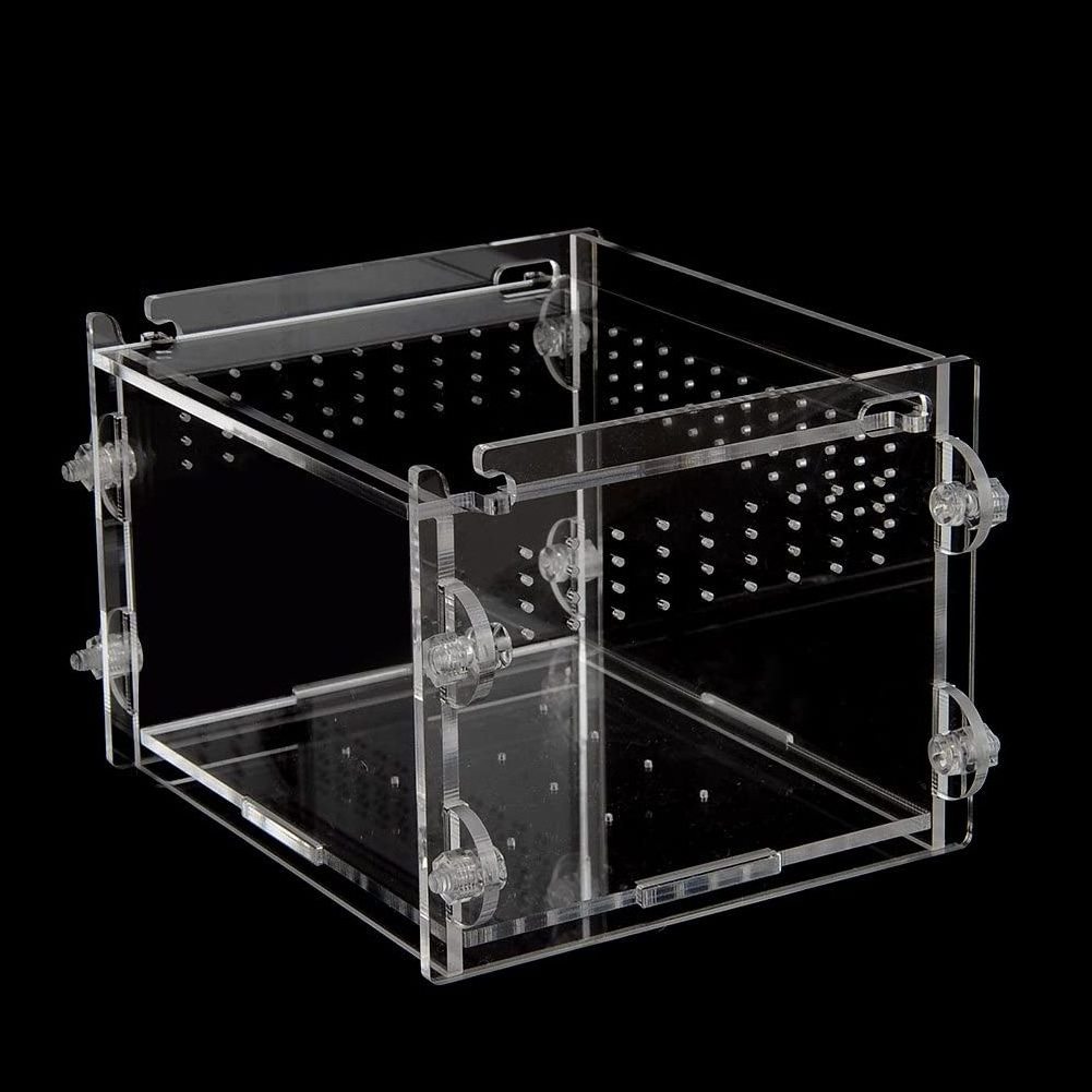 wholesale high clear acrylic spider cage/ snake container/ pets box