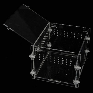 wholesale high clear acrylic spider cage/ snake container/ pets box