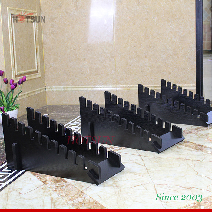 Black Color Foamed Board Display Stands for Tiles Ceramics Tiles Display Racks