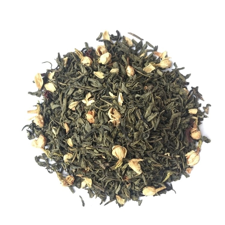 HT Natural Jasmine Green Tea Scented Chunmee Tea Customized Factory Wholesale