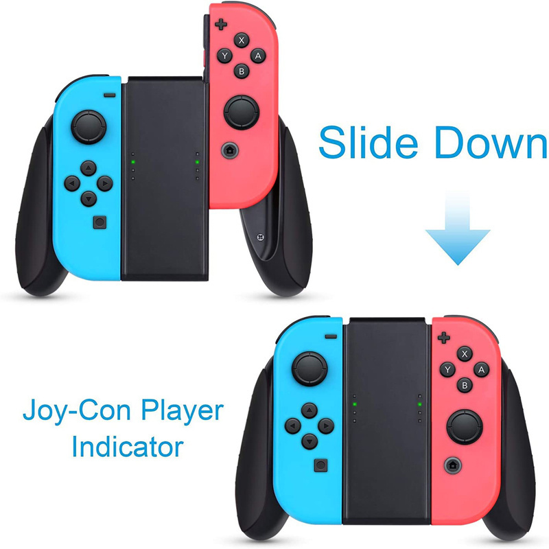 Factory Price High Quality Switch Joycon Hand Grip  Left And Right Handle Holder For Nintendo Switch Controller