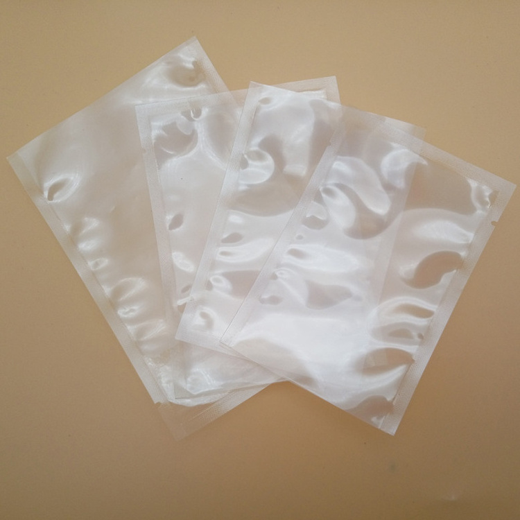 Polyethylene Nylon PE Coex Plastic Food Packaging Vacuum Bag 3 Side Sealed Pouch*