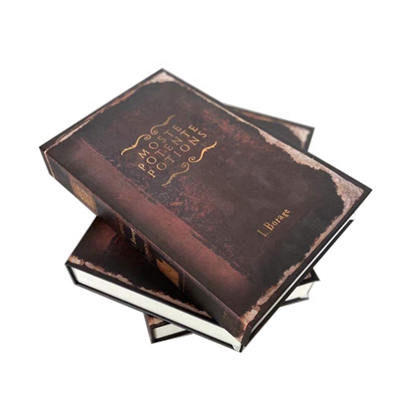 custom printing cardboard decoration fake book box decorative book shaped boxes