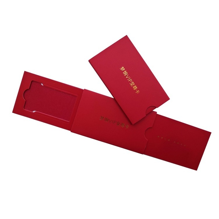 Hot selling fashion style innovative unique sliding phone card telecom sim card packaging box