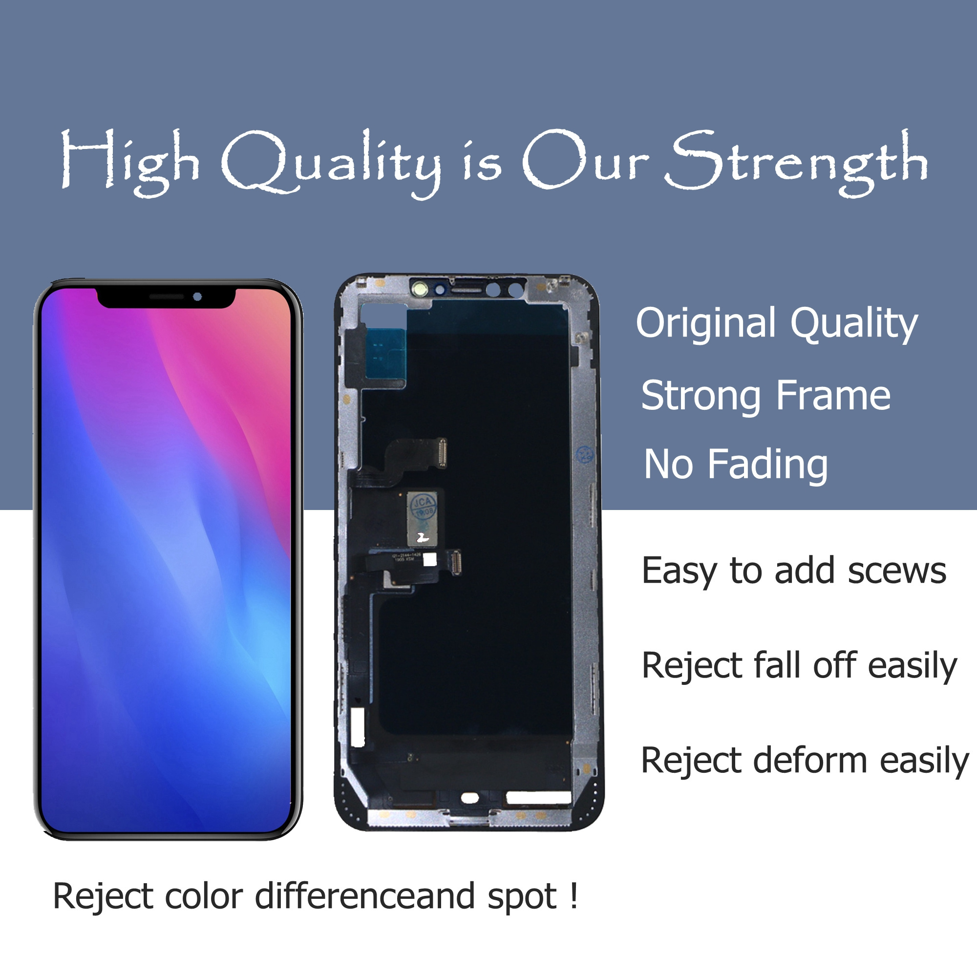 OEM for iphone lcd screen mobile phone lcd 5 6s 7 8 plus x xr xs max 11 pro max cell phones screen for iphone 11 lcd display