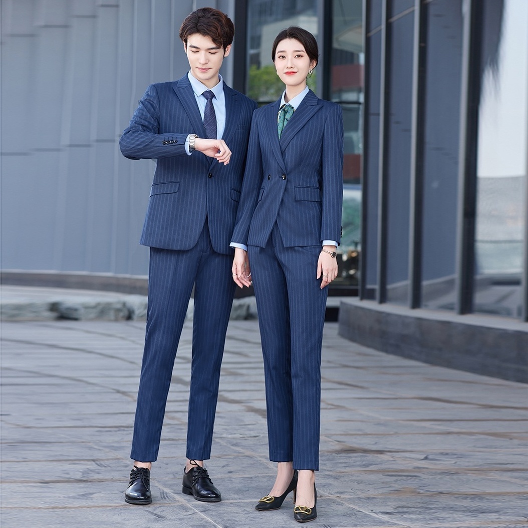 Men's And Women's Business Suits Hotel Uniform High-end Restaurant Uniform Can embroider LOGO Business suit top wholesale