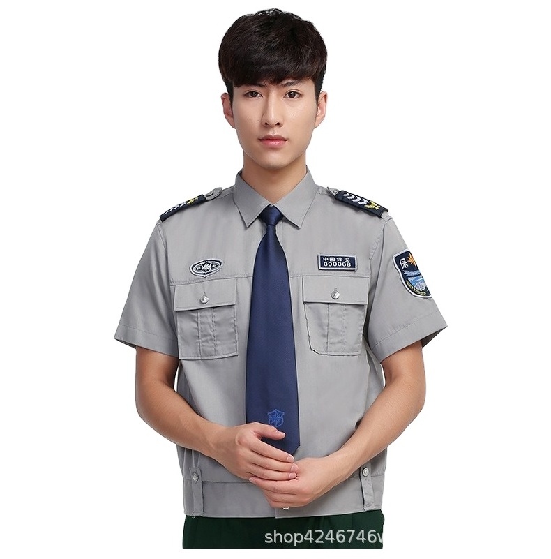 Security Wear Summer Security Work Clothes Men And Women Spring And Autumn Long-Sleeved Shirt Summer Security Uniform