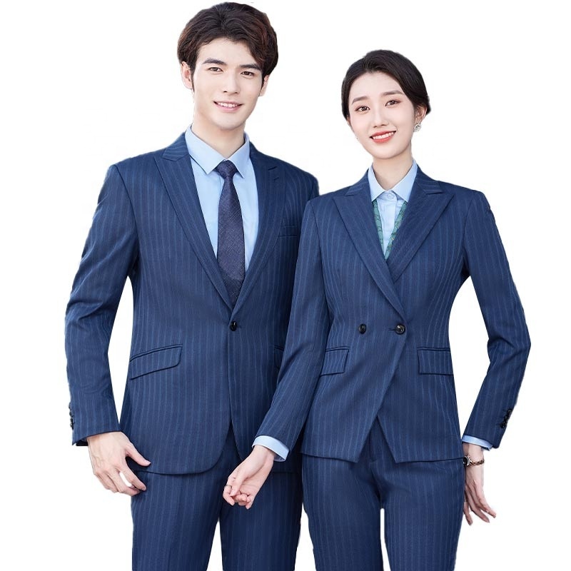 Men's And Women's Business Suits Hotel Uniform High-end Restaurant Uniform Can embroider LOGO Business suit top wholesale