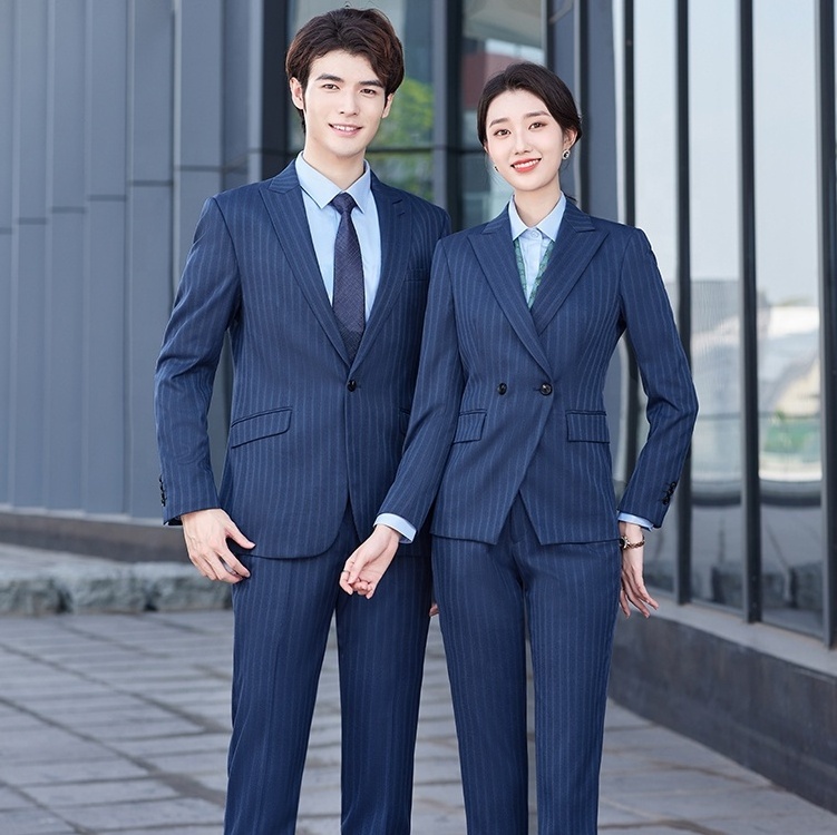 Men's And Women's Business Suits Hotel Uniform High-end Restaurant Uniform Can embroider LOGO Business suit top wholesale