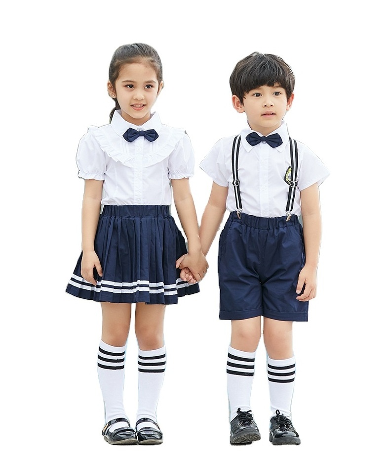 Custom Unisex  Summer  Performance School Uniform For Primary School/Middle School Children   Suits