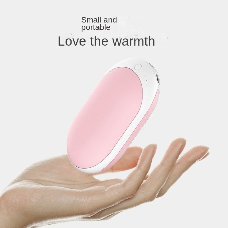 Mobile Usb Rechargeable Hand Warmer 7800 Mah Capacity Quick Charge Reusable Power Bank Electric Portable Heater Winter