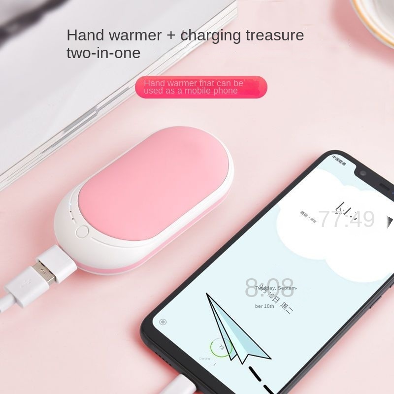 Hot Selling Winter Heating 5200mah Reusable Usb Electric Hand Warmer School Bedroom Outdoor Warmth Heating and Charging