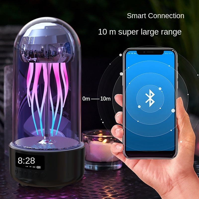 New Mechanical jellyfish wireless Blue tooth speakers portable home desktop small audio Bluetooth audio AUX / TF output