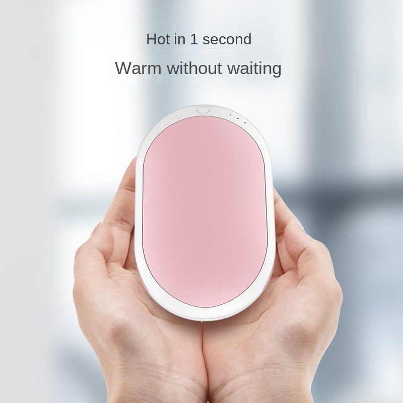 Mobile Usb Rechargeable Hand Warmer 7800 Mah Capacity Quick Charge Reusable Power Bank Electric Portable Heater Winter