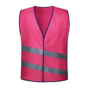 Kids Pink Safety vests Hi Vis Reflective Safety Vest for children kids on bike