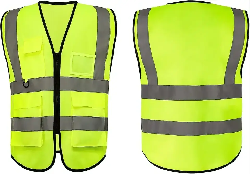 Safety Vest Green Hot Sale Security Traffic Warning Reflective Safety Vest