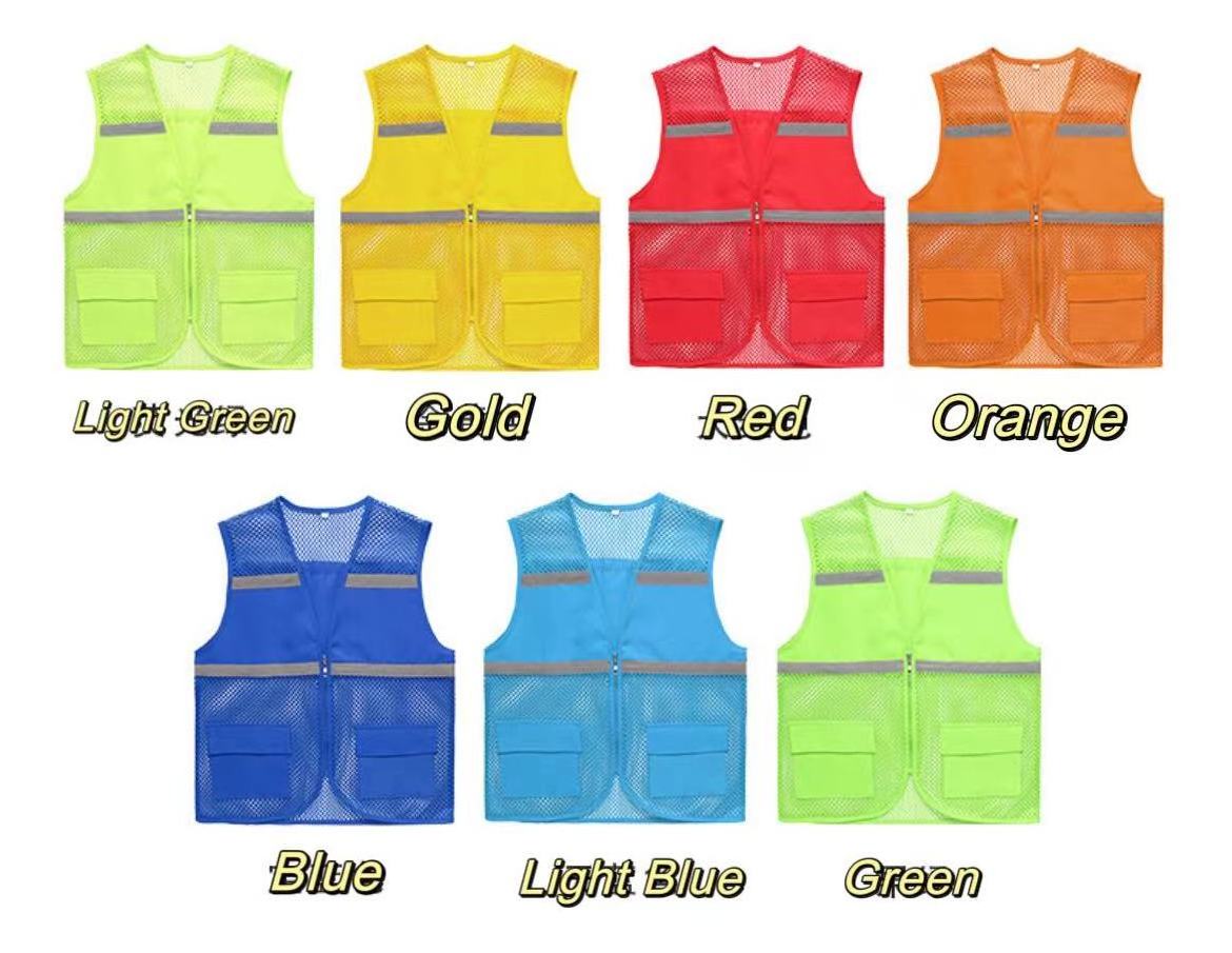 Reflective vest Fishnet Safety vest for Construction